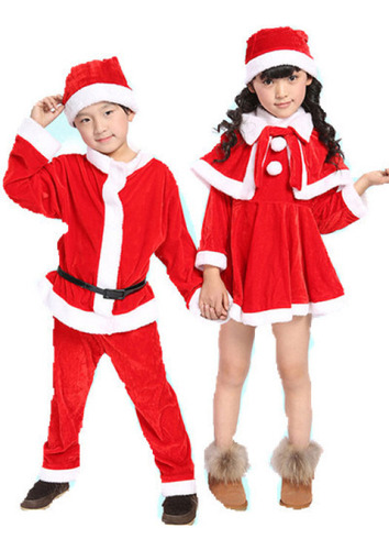 Disfraces Navideños Ropa Para Niños Y Niñas, Fiesta Navidad