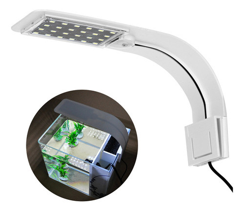 Luz Led Para Acuario, Enchufe Europeo, Plantas Blancas