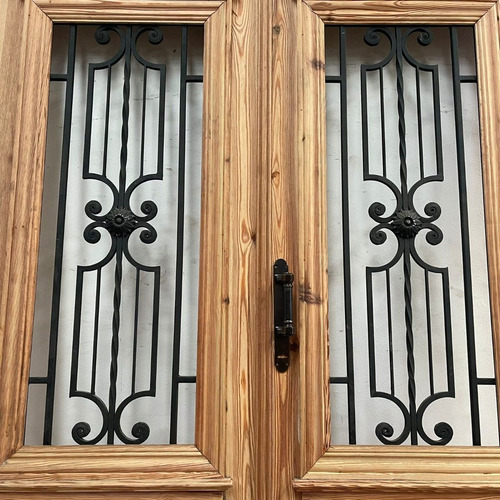 Puerta De Entrada Doble Hoja Colonial - Cod: 6068