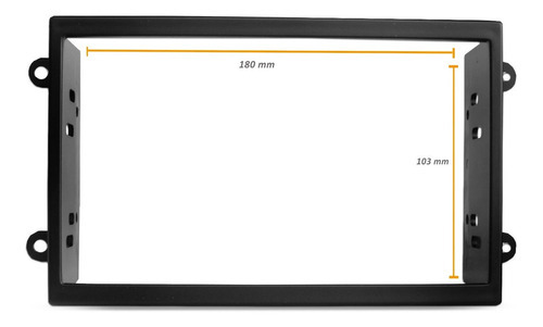 Moldura Painel 2 Din Chevrolet Onix Joy Cobalt Prisma Spin