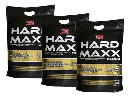 Combo 3x Hard Maxx 3kg -monster Sinister -top -xlab-promoção Sabor Chocolate Branco