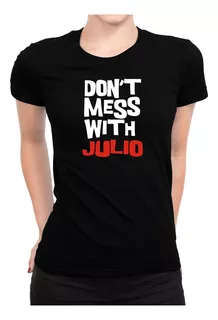Idakoos Polo Mujer Don't Mess With Julio Bicolor