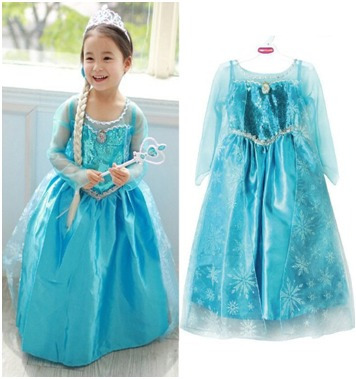 Vestido Princesa Frozen