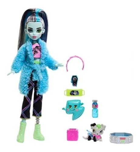 Muñeca Monster High Frankie Stein Fiesta De Pijamas
