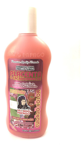 Shampoo De Placenta Y Cacahuananche 550 Ml Cuidado Del Color