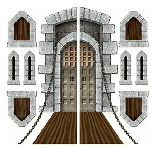 Beistle 52081 52081 Castle Door And Window Props