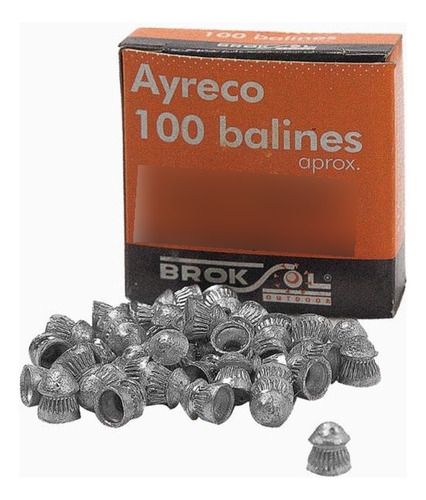 Balines Punta Conica De 5.5mm X 100 Unidades