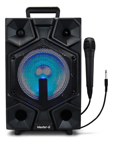 Parlante Master G Spb8b Karaoke Bluetooth Con Micrófono