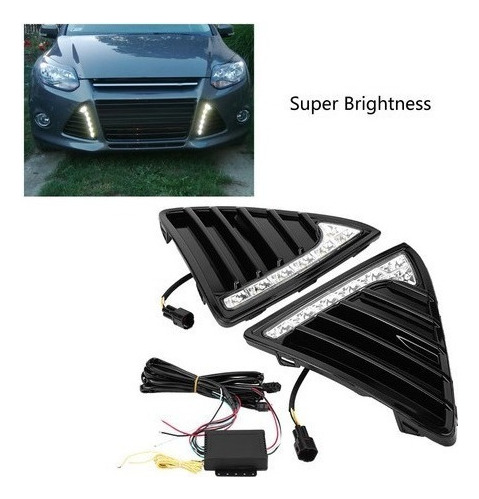 Para Ford Focus Mk3 2012-2014 Led Luces De Conducción Diurna