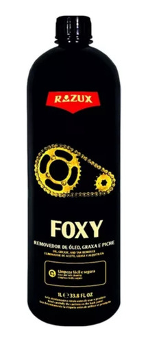 Removedor De Graxa Oléo E Piche Limpa Corrente Foxy Razux 1l