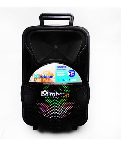 Bafle 8 Pul Iluminacion Led Rgb Con Bluetoohn Recargable