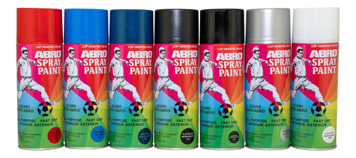 Pintura Spray Aerosol Abro Made In Usa Colores Varios