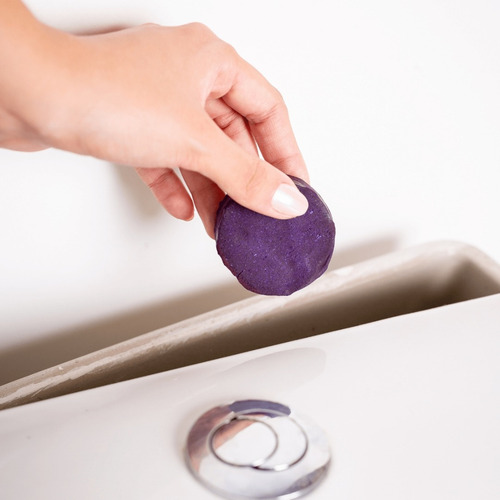 2 Unid. Bloco Sanitário Cx Acoplada Lavanda 45g Frescor
