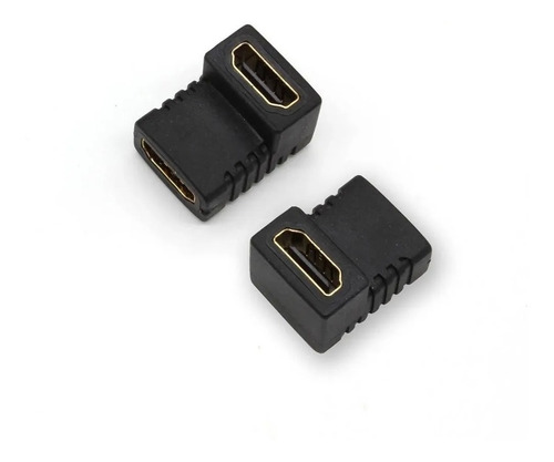 Adaptador Hdtv Hembra A Hembra 90° Bañados Oro Mscompu10