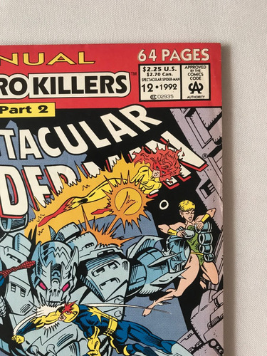 Peter Parker Spectacular Spiderman Annual #12 Marvel Comics (Usado)