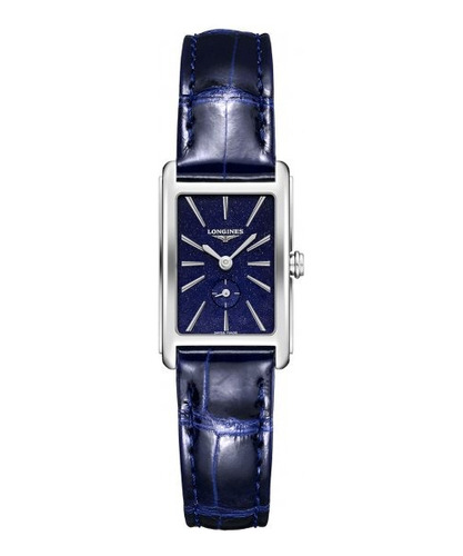 Longines Quartz Dolcevita Blue Strap Watch, Blue Dial, 32mm 