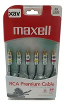 Comprar Cable Rca Premium Audio Video Rca 1.8mts Maxell 9840