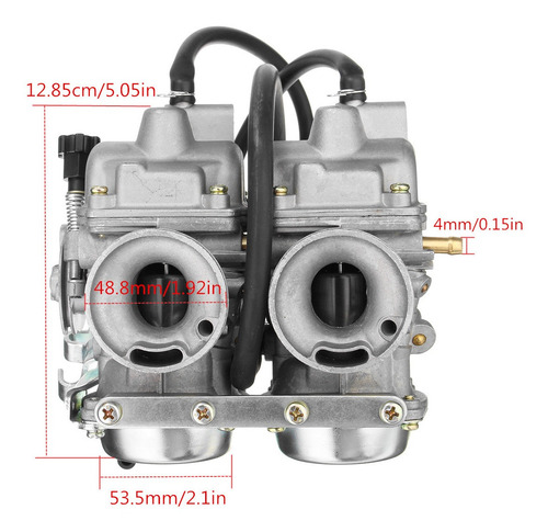 Imagen 3 de 10 de Carburador Doble Carburador Montaje Assy Para Honda Rebel Ca