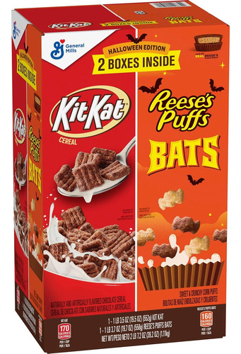 Reese's Bats And Kitkat Cereal Para El Desayuno (39.2 Onzas)