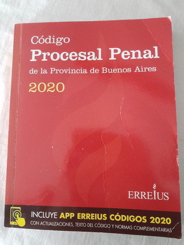 Código Procesal Penal De La Pcia De Bs.as 2020