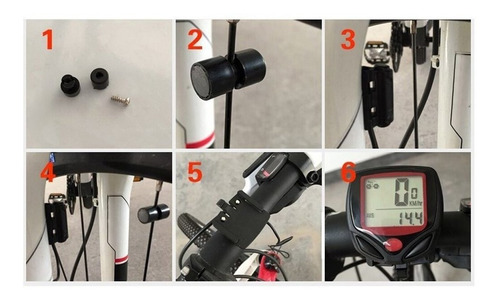 Imagen 3 de 7 de Velocimetro Bicicleta Cuenta Kilometros Motoscba