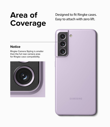 Vidrio Templado Camara Ringke Para Samsung S21 Fe 5g Pack X3