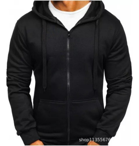 Sudadera Para Homber Chaqueta Tipo Cremallera Abierta Moda