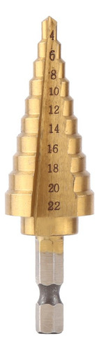 Juego De Brocas Escalonadas De Titanio Con Vástago Hexagonal