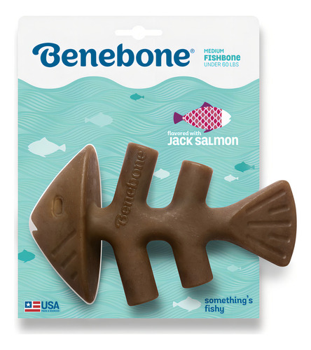 Dientes de perro Ossinho Benebone con forma de espina de pescado, color medio, otros