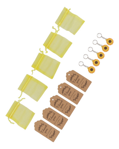30 Juegos De Llaveros Sunflower Party Favors Para Regalos De