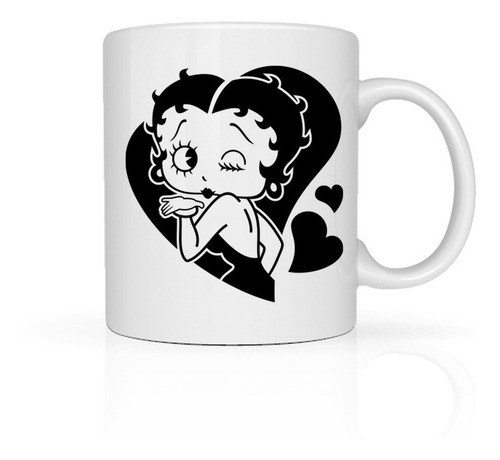 Taza Betty Boop Black Cerámica (11oz=330ml)