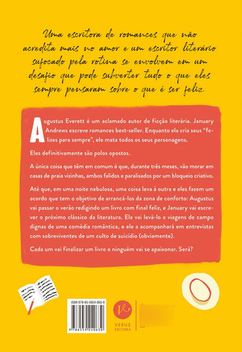 Leitura De Verão, De Henry, Emily. Editorial Verus Editora Ltda., Capa Mole Em Português, 2022