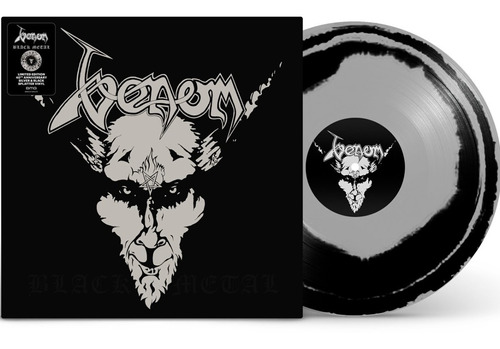Venom Black Metal 40th Anniversary Lp Silver Black Vinyl