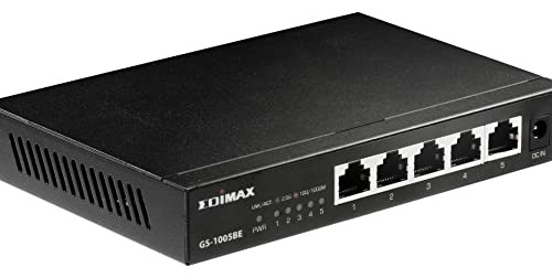 Switch Ethernet Edimax 2.5gbps De 5 Puertos.
