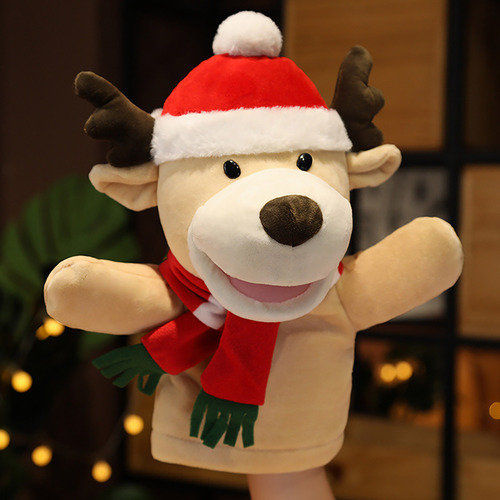 Peluches De Papá Noel, Marionetas De Mano, Boca Abierta, Man