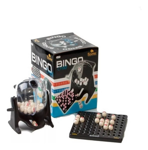 Bingo Familiar Con Bolillero Cristal 90 Num 48 Cart 9919 Srj