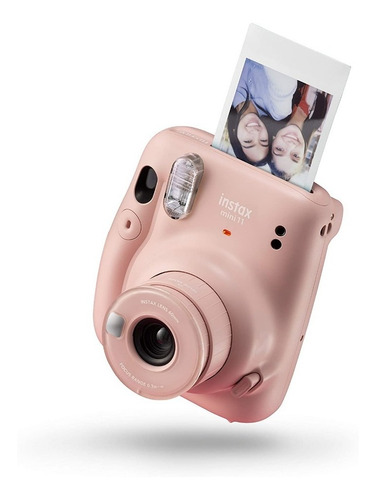 Imagen 3 de 10 de Camara Instantanea Fuji Instax Mini 11 Rosa Blush Entrega