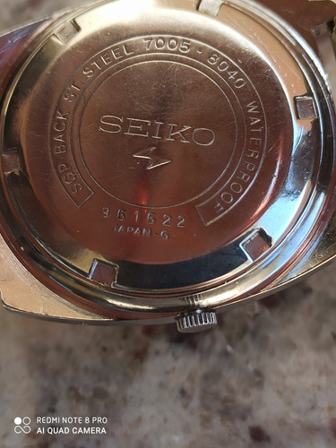 Espetacular Relógio Seiko 7005-8040 Fabricado Junho De 69