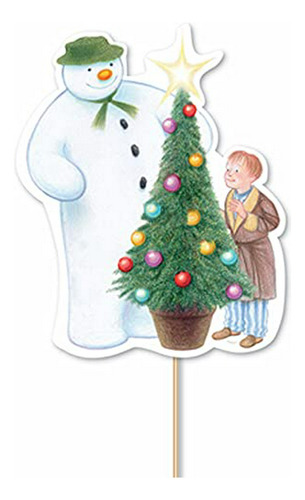 Creative Party J076 The Snowman And Christmas Tree Cake Topp