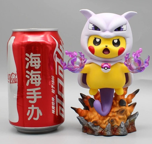 Figura Anime Coleccion Pokemon Gk Pikachu Mewtwo Cosplay