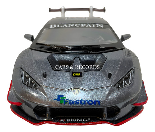 Lamborghini Huracan Lp620-2 Nuevo Sin Caja - G Kinsmart 1/36 Gris Oscuro