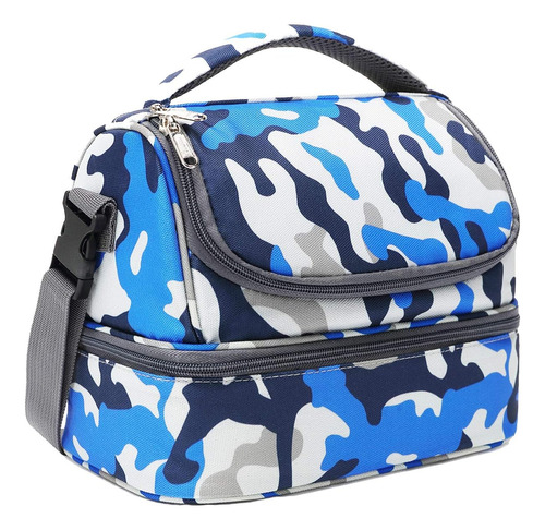 Bolsa Lanchera Flowfly Blue Camo