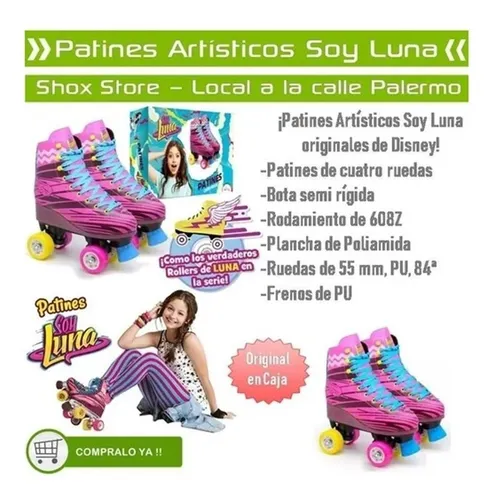 Patines Artisticos Soy Luna Talle 36 Original Disney Palermo