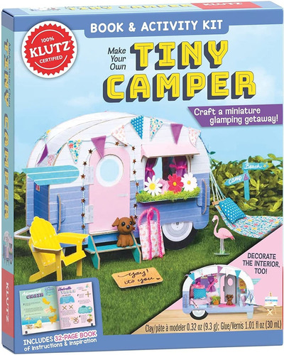 Juego Klutz Make Your Own Tiny Camper Para Hacer Un Peque