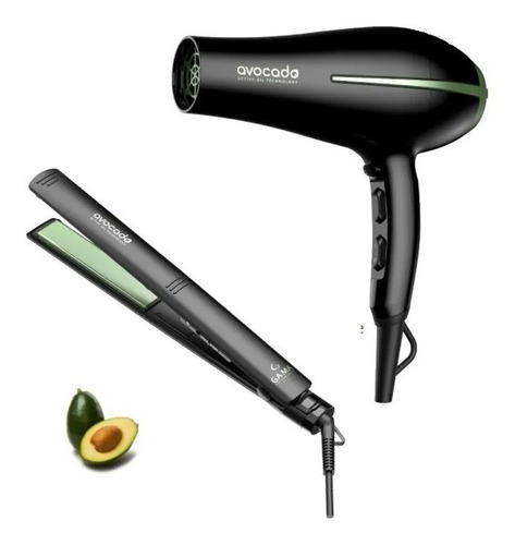 Combo Gama Avocado Secador 2200w + Planchita 230º