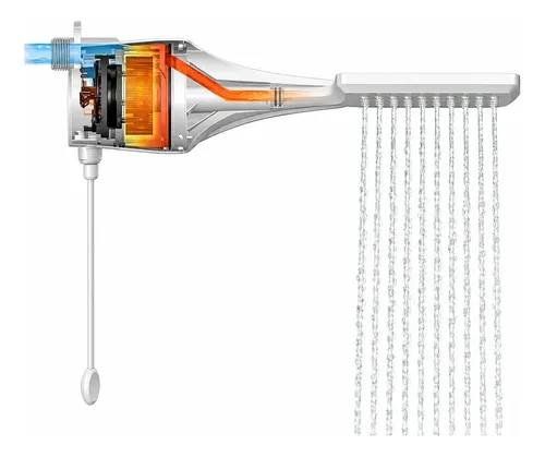 Chuveiro Ducha Lorenzetti Loren Shower Eletrônico Branco 6800W 220V