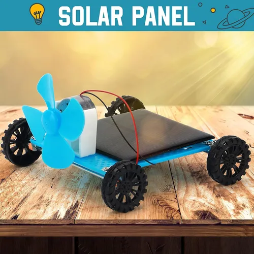 Sntieecr Circuito Eléctrico Kit Motor Con Panel Solar, So...