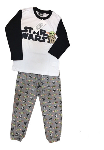 Pijama Star Wars Niños Baby Yoda Original Licencia Oficial