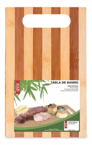 Tabla Madera Bambu Picada Asado Picar Copetin 25x15cm Regalo