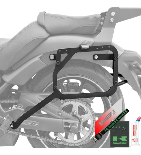 Suporte Bauleto Baú Bagageiro Lateral Vulcan 650